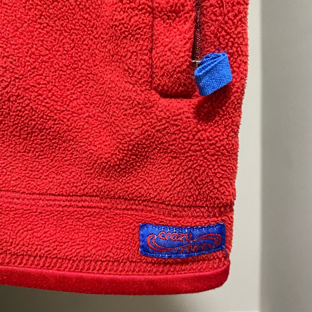 Vail Colorado Fleece Full Zip Vest Red - Picture 8 of 13